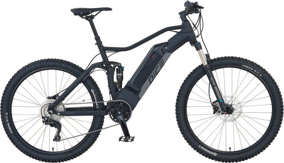 Prophete E-Bike DICE 4.8 Mountainbike, 10-Gang Shimano Deore XT, 672 Wh Mittelmotor