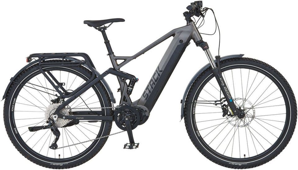 Prophete E-Bike Stack 5.8, 10-Gang Shimano Deore, Mittelmotor 720 Wh, Pedelec für Herren