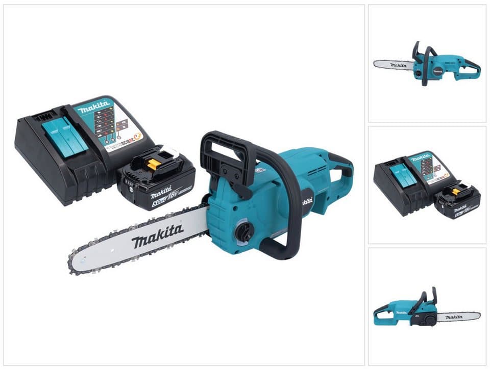 Makita Akku-Kettensäge DUC 307 RT1X2 Akku Kettensäge 18 V 30 cm 7,7 m/s Brushless + 1x Akku