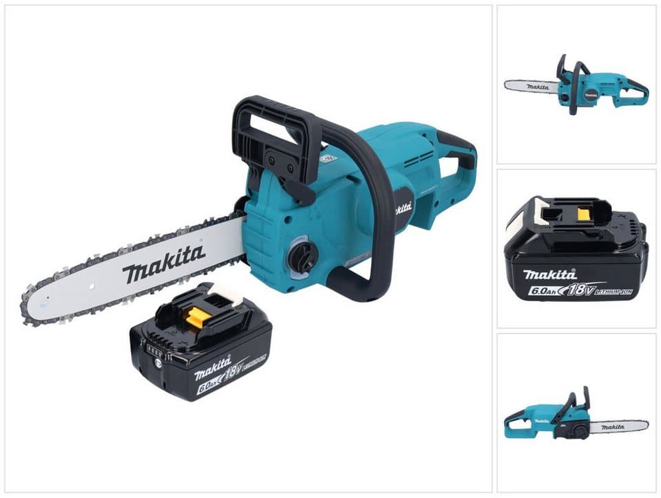Makita Akku-Kettensäge DUC 307 G1X2 Akku Kettensäge 18 V 30 cm 7,7 m/s Brushless + 1x Akku 6