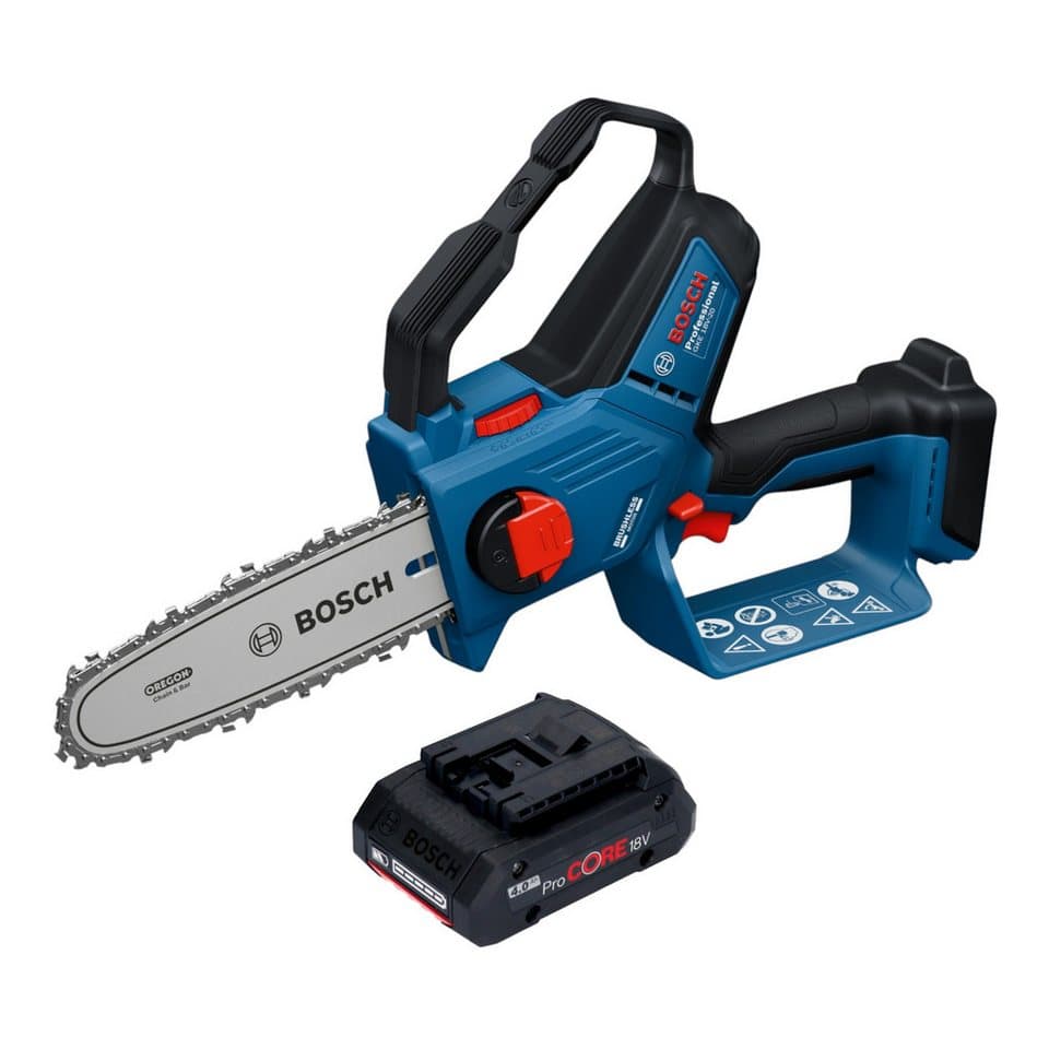 Bosch Professional Akku-Kettensäge GKE 18V-20 Professional 18 V 18cm + 1x ProCORE Akku 4,0Ah - ohne Lader