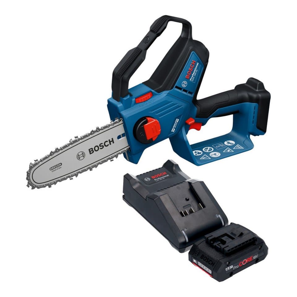 Bosch Professional Akku-Kettensäge GKE 18V-20 Professional 18 V 18cm + 1x ProCORE Akku 4,0Ah + Lader