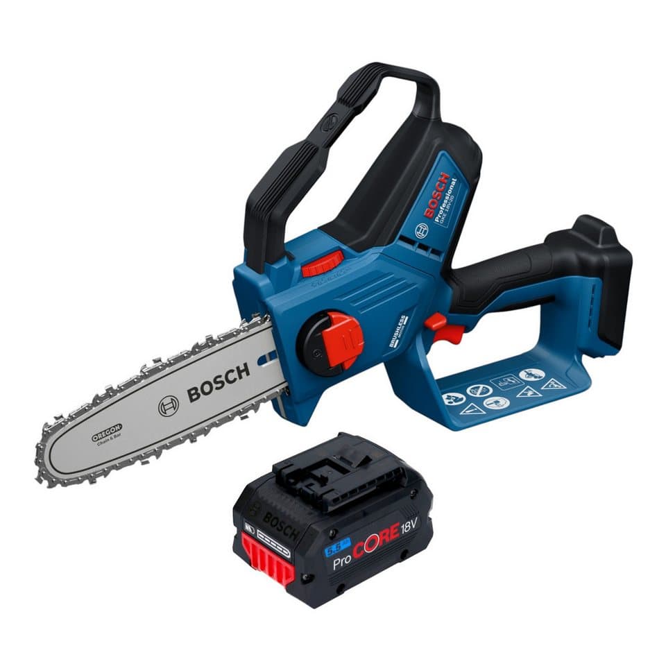 Bosch Professional Akku-Kettensäge GKE 18V-20 Professional 18 V 18cm + 1x ProCORE Akku 5,5Ah - ohne Lader