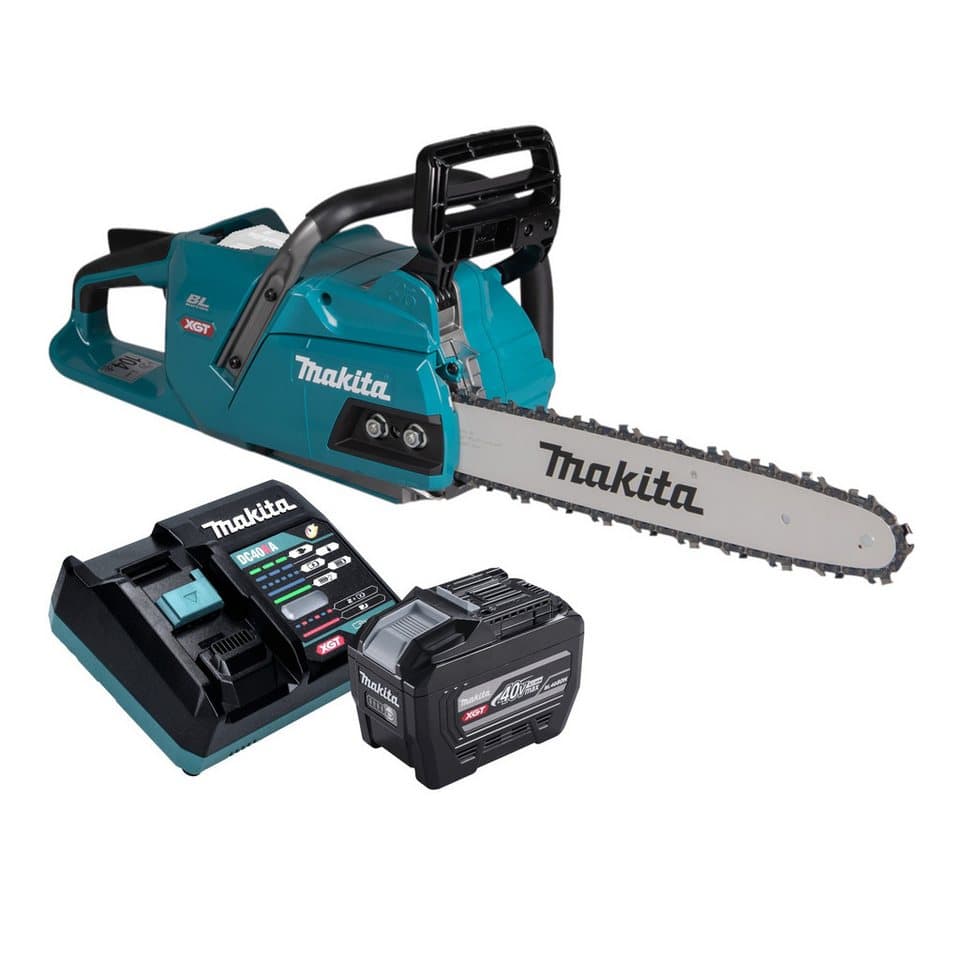 Makita Akku-Kettensäge UC 011 GE101 Akku Kettensäge 40 V 35 cm + 1x Akku 8,0 Ah + Ladegerät