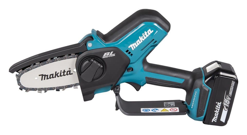 Makita Akku-Säge Astsäge DUC101RF01, Set, mit Akku und Ladegerät, 18V, 10 cm, 8 m/s